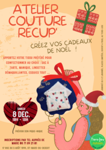 Lire la suite à propos de l’article ATELIER COUTU’RECUP’ SPÉCIAL NOËL