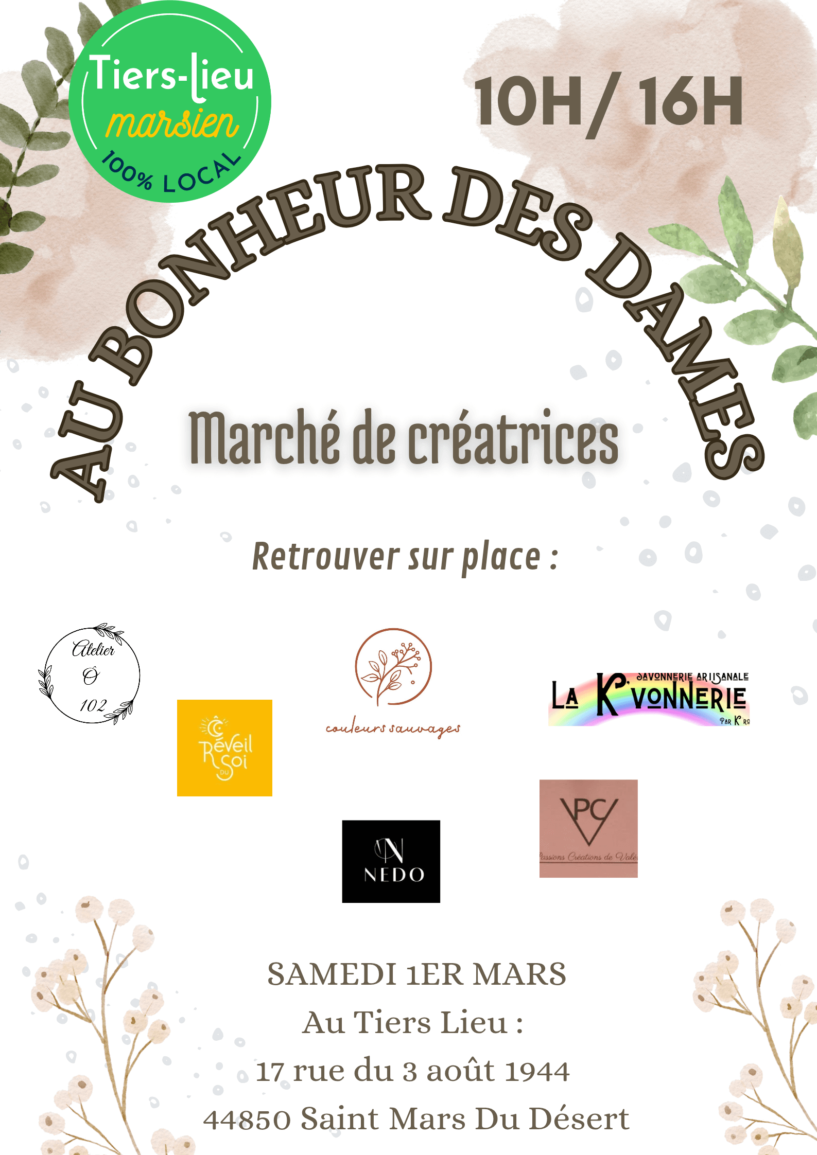 Lire la suite à propos de l’article AU BONHEUR DES DAMES – MARCHÉ DE CRÉATRICES